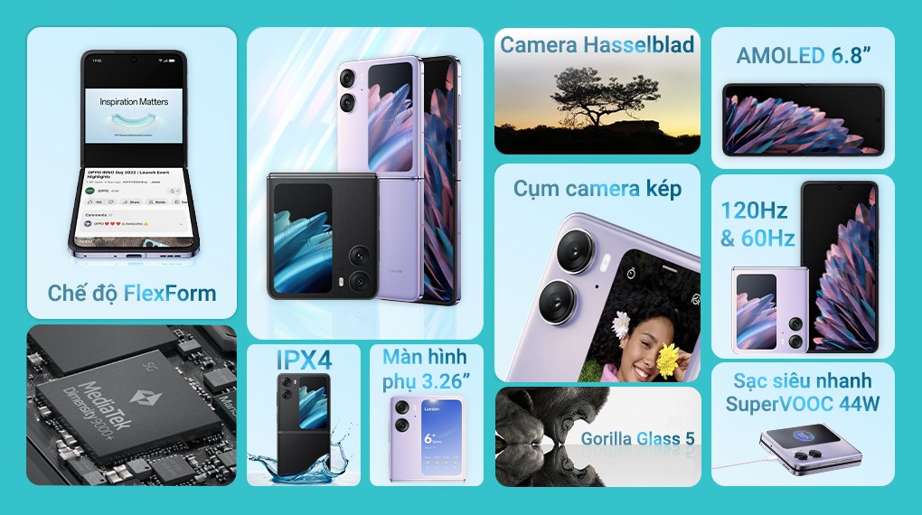 Điện thoại OPPO Find N2 Flip 5G