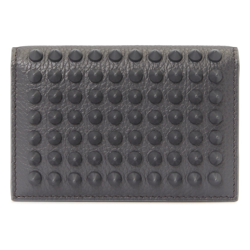 Christian Louboutin[CHRISTIAN LOUBOUTIN] Sifnos Spike 1175007 I395 Unisex Business Card Holder Wallet