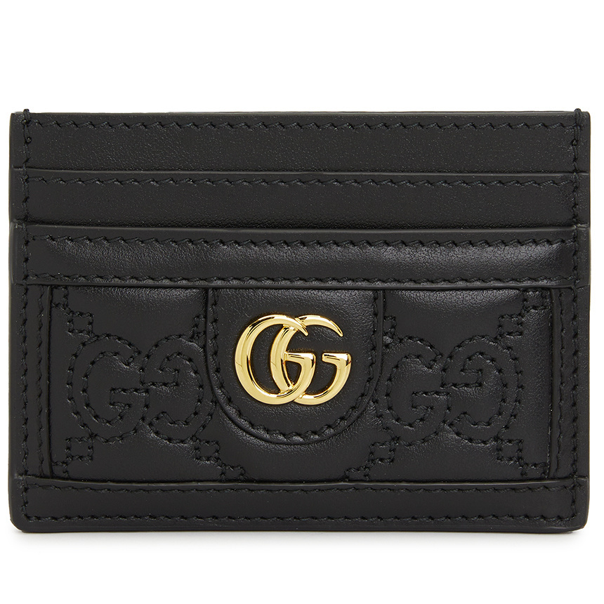 [GUCCI] GG Matelass 723790 UM8IG 1000 Woman Business Card Holder Wallet
