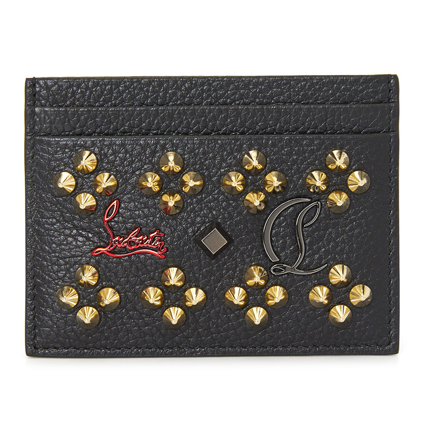 Christian Louboutin[CHRISTIAN LOUBOUTIN] Kios Spike 3175225 M039 Woman Business Card Holder Wallet