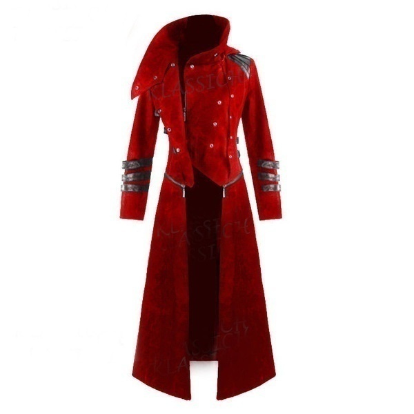 [Other]New Punk Rave Scorpion Mens Coat Long Jacket Long Sleeve Autumn Winter Gothic Steampunk Hooded Trenc
