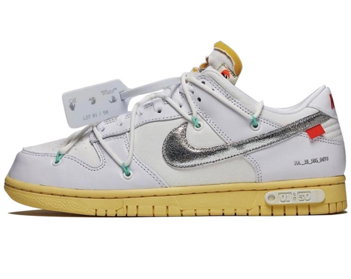 Nike Off White Dunks Low Lot 1/50 (Code: DM1602-127) (Preorder)