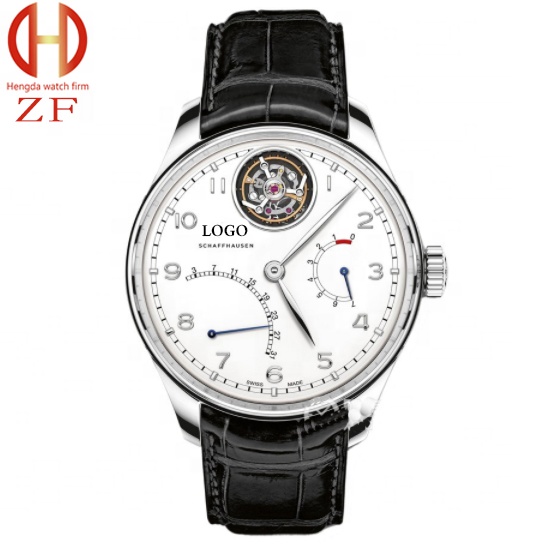Top Quality Zf Factory Portugal 504601 Zhentuo Flywheel Belt Fully Automatic Mechanical Mechanical Watches Men&#39;s Diameter 44mm