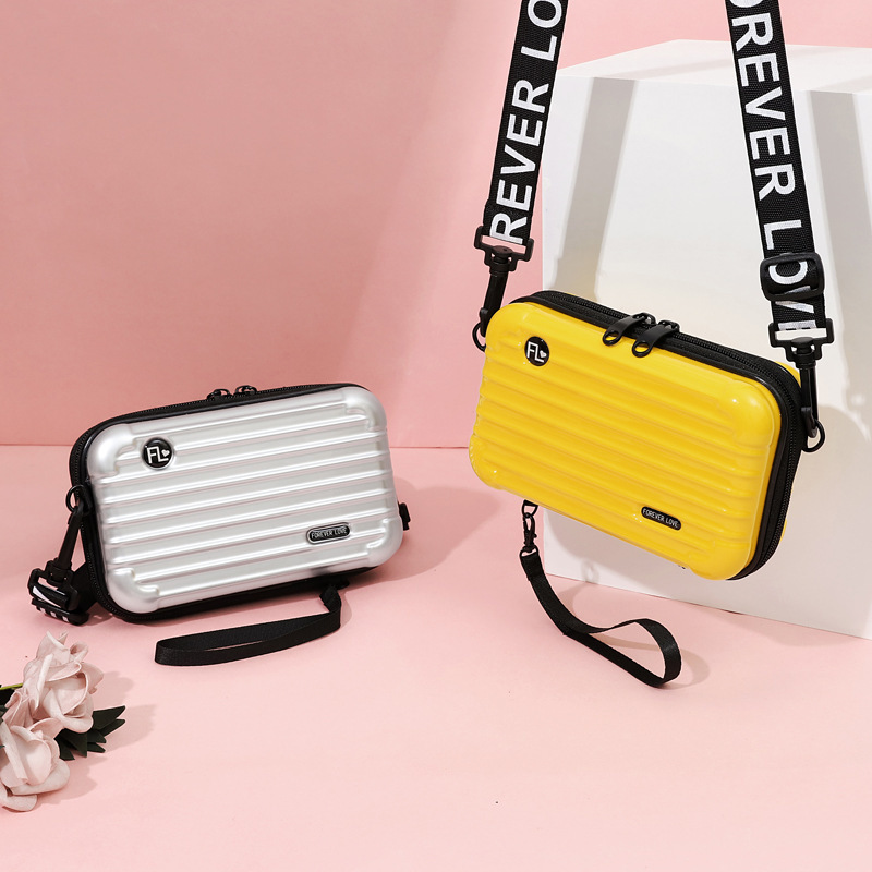 Luxury Hand bags for Women New Suitcase Shape Totes Fashion Small Luggage Bag Women Famous Bra